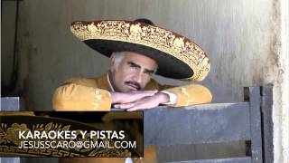 KARAOKE Vicente Fernandez  Por esa yegua PISTA [upl. by Triplett]