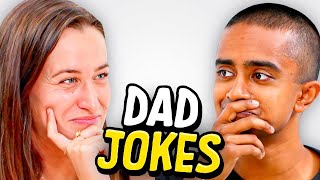 Dad Jokes  Dont laugh Challenge  Sam vs Akila  Raise Your Spirits [upl. by Aehsan]