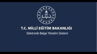 Ebys Belgenet Dersleri Ders 2  Ebysde Bir Evrak Oluşturma [upl. by Ailec181]