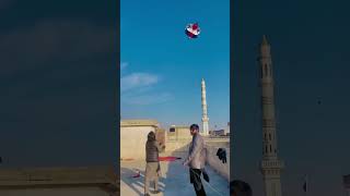 Beautiful Big kite flying in Rawalpindi Basant 2024 [upl. by Otreblanauj268]