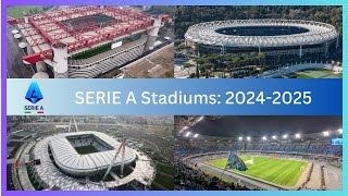 Serie A Stadiums 20242025 [upl. by Anauqes]