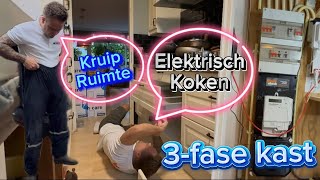 Full video  Groepenkast vervangen  elektrisch koken en de kruipruimte in  Diemen 🇳🇱 [upl. by Losyram818]