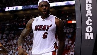 LeBron James leads Heat to Game 7 victory [upl. by Ytsirt]