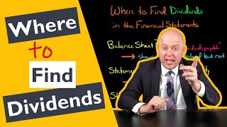 Where to Find Dividends in the Financial Statements [upl. by Naman177]