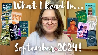 What I Read in September 2024  Monthly Reading Wrap Up [upl. by Pincince]