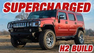 FIREBREATHING HUMMER H2  CAMMED  SUPERCHARGED BUILD VIDEO [upl. by Chic]