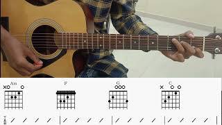 Satranga Easy guitar chord [upl. by Kho]