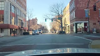 Driving Through Greensboro NC  Winter 2024  Driving Sounds No Talking [upl. by Branscum]