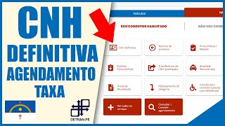 Como solicitar a CNH Definitiva  DETRANPE [upl. by Ttam]