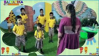 BALVATIKA SCHOOL ACTIVITY SONG WALKING WALKING [upl. by Randee781]