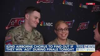 82nd Airborne Chorus to find out if they win AGT during finale [upl. by Elon]