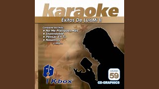 Pensar en Ti Karaoke Version [upl. by Yemane]