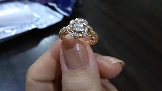 Caratlane diamond ring unboxing [upl. by Yurt]