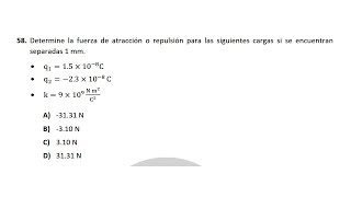 Pregunta 58 Física Guía EXACER COLBACH 2023 [upl. by Bremer138]