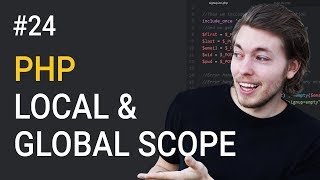 24 Local and Global Scope in PHP  PHP Tutorial  Learn PHP Programming  PHP for Beginners [upl. by Yssor]