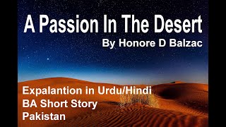 A Passion in The Desert  BA Story  A Passion in The Desert Summary  Knock TV [upl. by Ocinemod226]