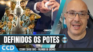 Os grupos da Libertadores possíveis adversários do Grêmio estão definidos [upl. by Silma]