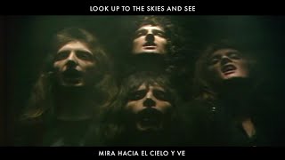 Queen  Bohemian Rhapsody Lyrics In Spanish amp English  Letras en Inglés y en Español [upl. by Ahel]