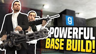 POWERFUL BASE BUILD  Gmod DarkRP  Minigun Base Defense [upl. by Kristan102]