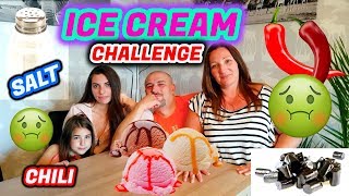 CSALÁDI SVÉD FAGYI KIHÍVÁS 🍦CSILIS SÓS FAGYI🤢 PRANK ON KIRA AND DAD [upl. by Fredi674]