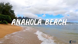 Anahola Beach is a beautiful beach on the northeast side of Kauai Hawaii [upl. by Oiliruam]