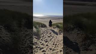 Way to formby Beach 🏖️ beach travel walk trending shorts shortvideo shortsfeed [upl. by Enilreug]