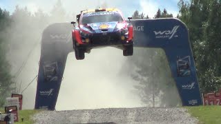 Wrc Rally Finland 2022 Flat Out amp Big Jumps [upl. by Anihsak]