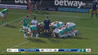 Springboks destroy Ireland scrum  Springboks vs Ireland Loftus Versveld 06 July 2024 [upl. by Ahsikal]