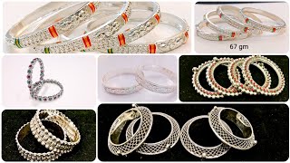 Silver bangles design for ladiesDaily wear silver bangles design silver bangles youtubevideo [upl. by Haissem367]