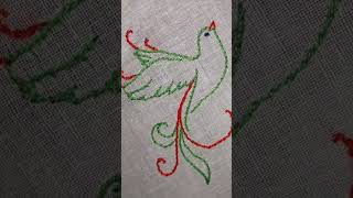 Bird Hand Embroidery Design [upl. by Ueih]