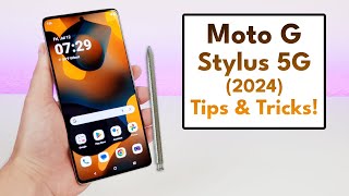 Moto G Stylus 5G 2024  Tips and Tricks Hidden Features [upl. by Jovi]