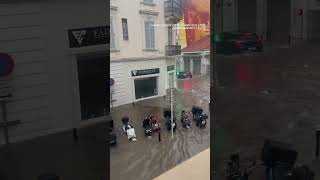 De forts orages ont créé des inondations monstres dans le sud de la France dimanche et lundi [upl. by Kcirtap121]