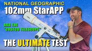 Review  National Geographic 102mm StarApp Telescope The Costco Scope [upl. by Towill]