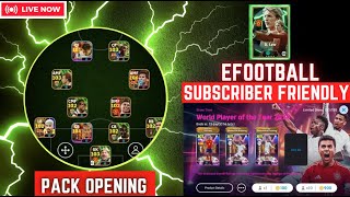 Pack Opening amp Free Subscribers Friendly In EFootball 2025 Mobile  EFootball Live [upl. by Daigle]