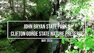 John Bryan State Park amp Clifton Gorge State Nature Preserve [upl. by Adiazteb766]