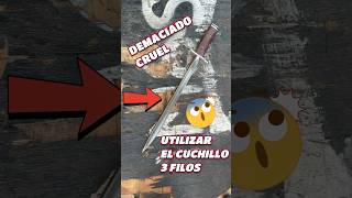 ¿Por qué el cuchillo de 3 filos está PRIHIBIDO en todo el MUNDO historia cuchillo shorts [upl. by Viradis967]