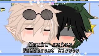 Izuku rates different kisses  Gacha GemCC Bakudeku  Enjoy [upl. by Lleze]