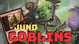 Winning Turn 3 with Jund Goblins  MTG Modern League [upl. by Melisa]