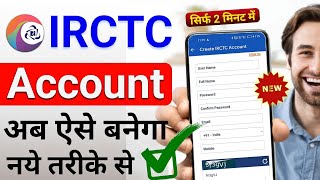 IRCTC Account kaise banaye hindi  how to create irctc account  irctc account kaise banaye  irctc [upl. by Nehtiek520]