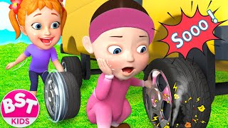 Ten Little Buses Song  BillionSurpriseToys Nursery Rhymes Kids Songs [upl. by Sakhuja]