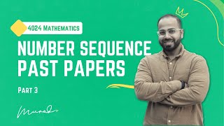 Number Sequence Past Papers 2013  Square and Cube Numbers  Quadratic  Vertical  O levels Maths [upl. by Punak19]