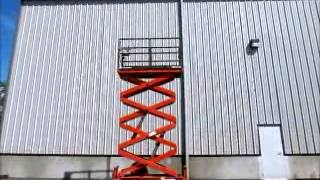 Sold Economy Wildcat SP2130 Electric Scissor Lift 21 Aerial bidadoocom [upl. by Caves]