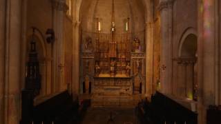 Catedral de Tarragona  interior a vista de drone [upl. by Airtemed]