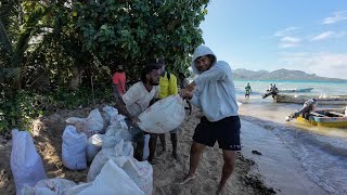 Seawall Work With My Siblings🇫🇯🇩🇰 [upl. by O'Meara]