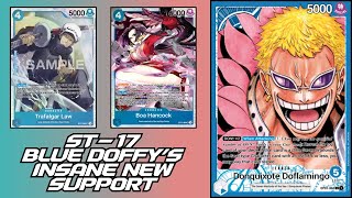 OP085 Blue Doflamingo One Piece Tcg Deck Profile And Gameplay [upl. by Jeminah]