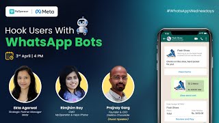 Hook Users With WhatsApp Bots  WhatsApp Wednesdays by MyOperator [upl. by Zehc]