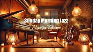 Sunday Morning Jazz Vibes 🌞 Cozy Relaxing Jazz Music for a Warm Weekend Perfect for Relaxation🎶 [upl. by Zobias]