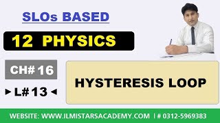 Hysteresis Loop  Class 12 Physics Chapter 16 Physics of Solids [upl. by Ahsilram]