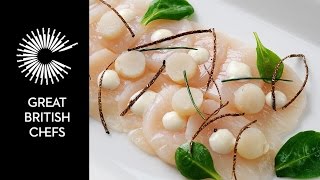 How to slice scallops for a carpaccio [upl. by Noevad744]