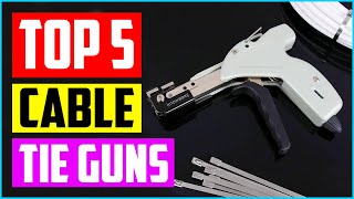 Top 5 Best Cable Tie Guns in 2021 Reviews [upl. by Nywg277]